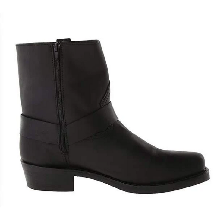 W&W Mode | Herren Schwarze Cowboystiefel Wildleder