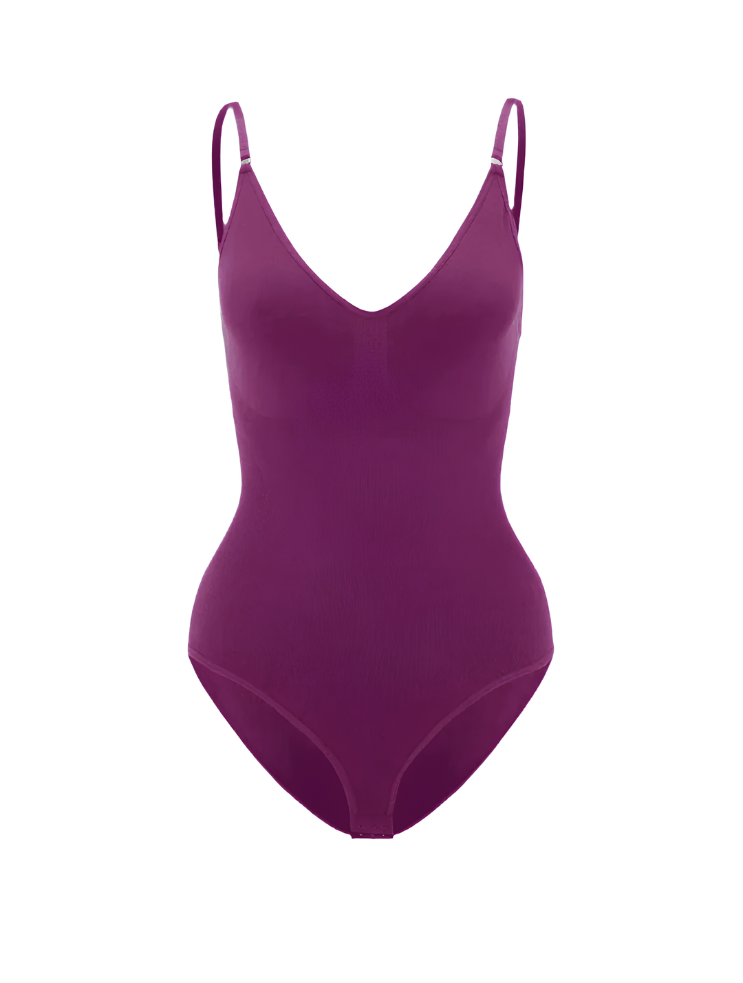 W&W Mode | Bodysuit Verstellbare Spaghetti Träger Tiefer V-ausschnitt Stretch Fit Shapewear