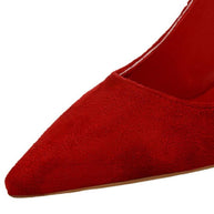 WW | Wildleder High Heels Pumps