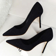 WW | Wildleder High Heels Pumps