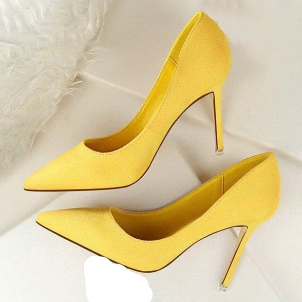 WW | Wildleder High Heels Pumps