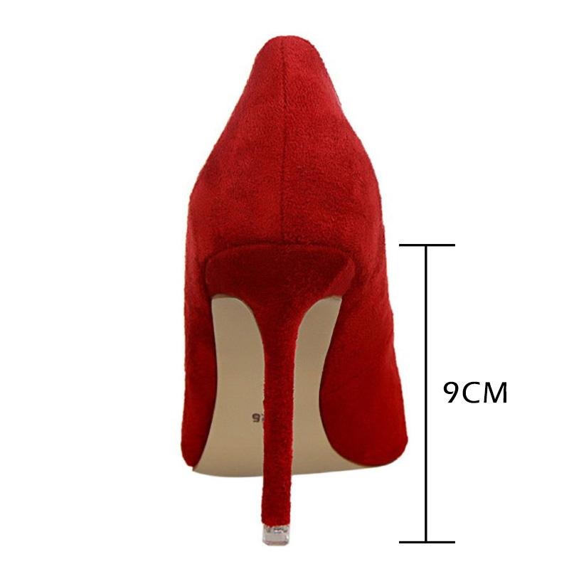 W&W Mode | Wildleder High Heels Pumps