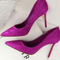 WW | Wildleder High Heels Pumps