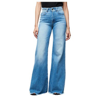 WW | Hochtaillierte Jeans Mit Weitem Bein