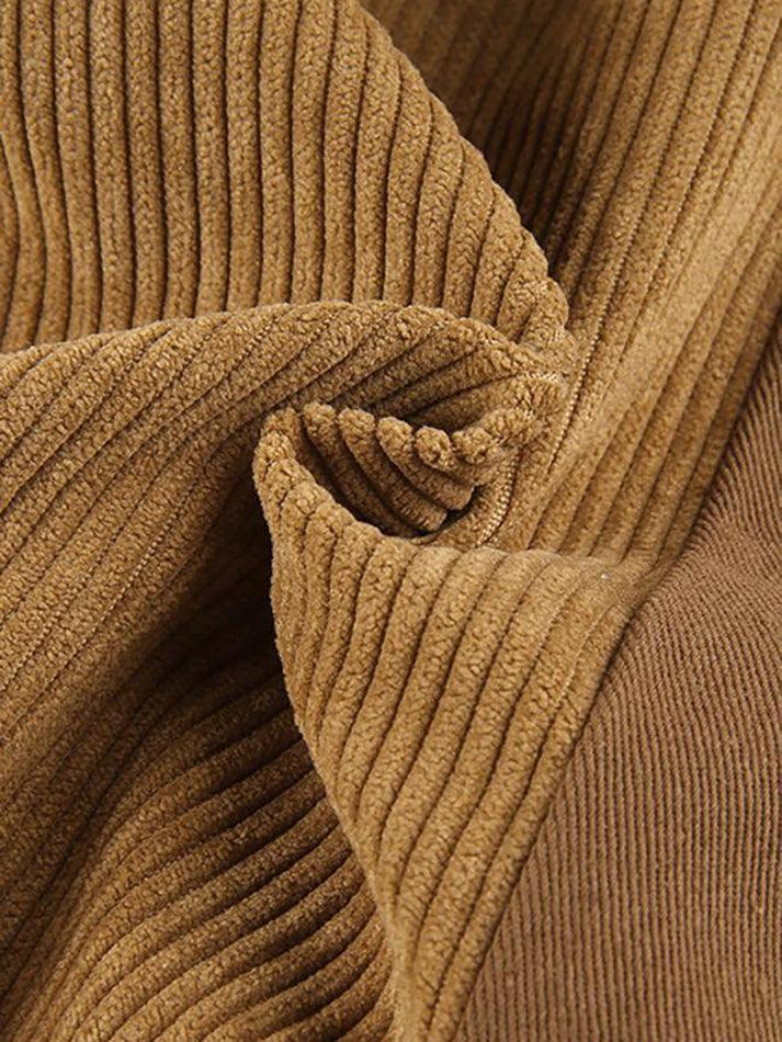 WW | Hoch Taillierte Y2k Corduroy Weite Hose