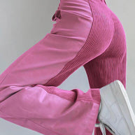 WW | Hoch Taillierte Y2k Corduroy Weite Hose