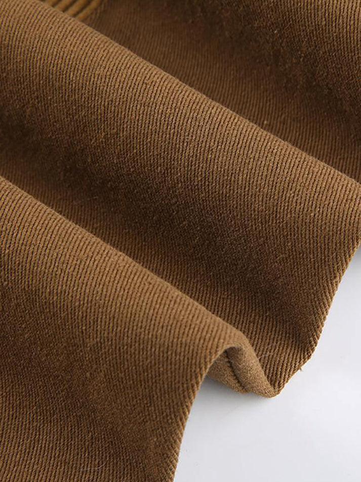 WW | Hoch Taillierte Y2k Corduroy Weite Hose