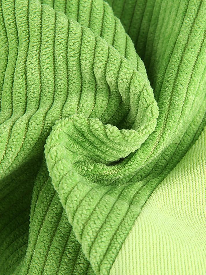 WW | Hoch Taillierte Y2k Corduroy Weite Hose