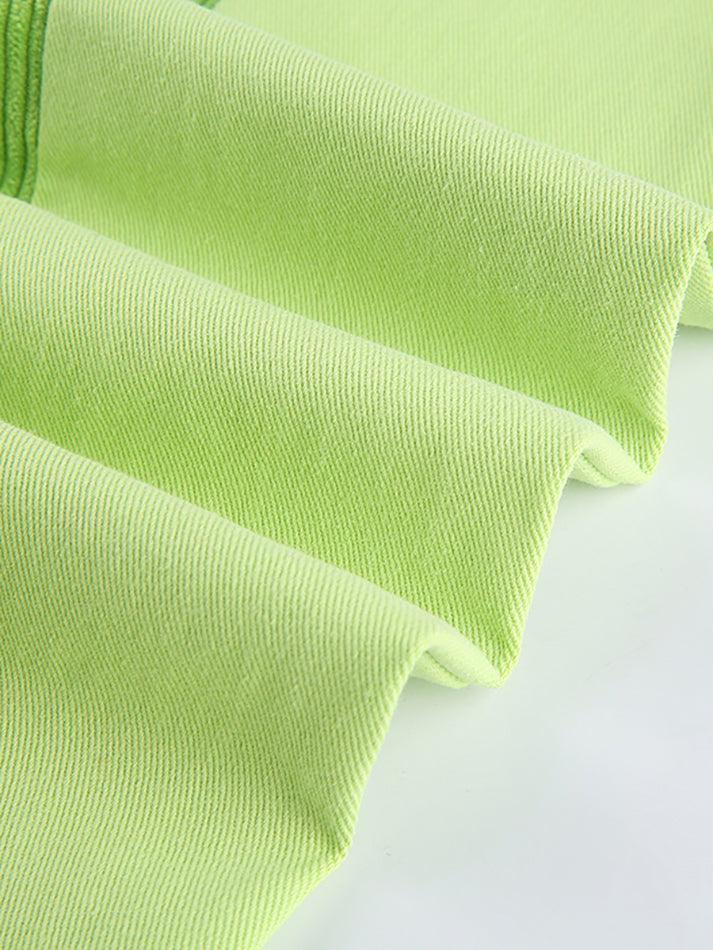 WW | Hoch Taillierte Y2k Corduroy Weite Hose