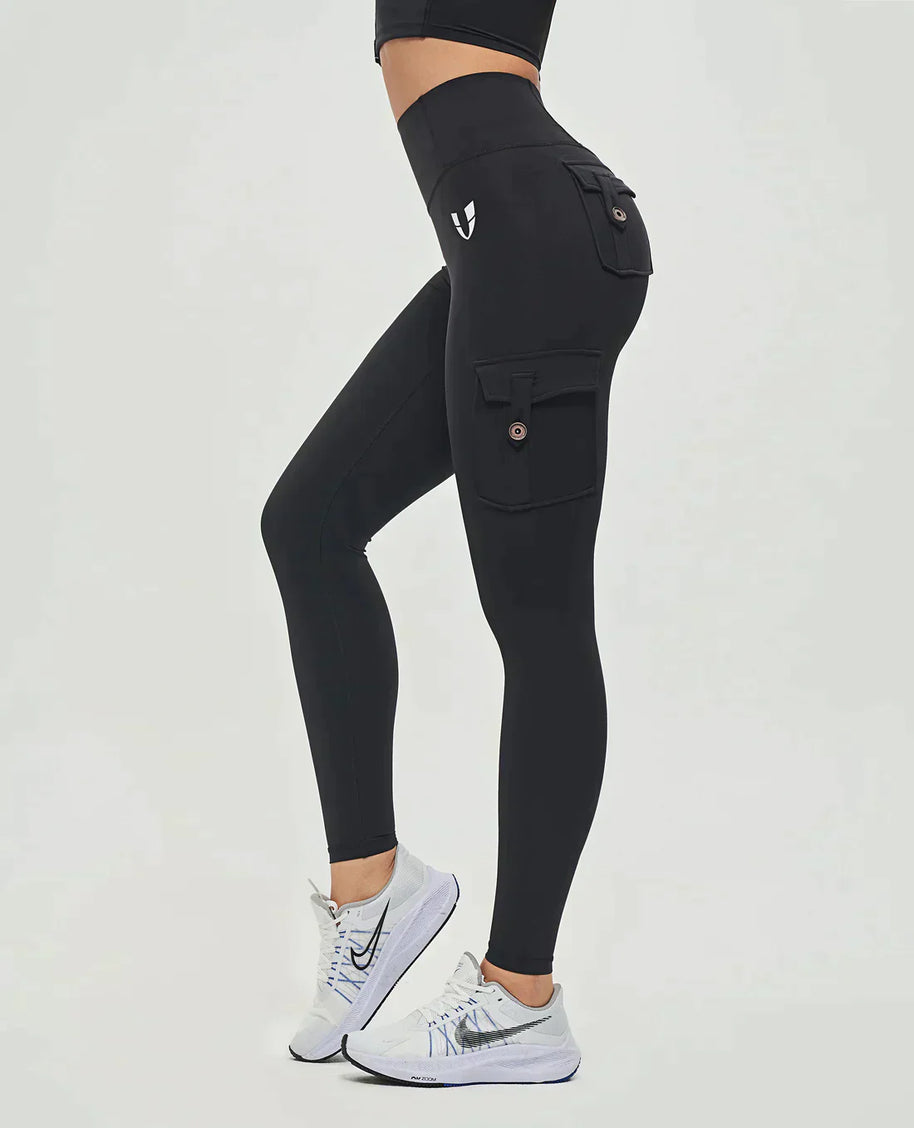 WW | Hochtaillierte Cargo-Leggings