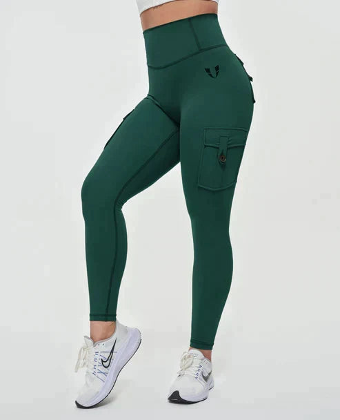 W&W Mode | Cargo Leggings Mit Hoher Taille