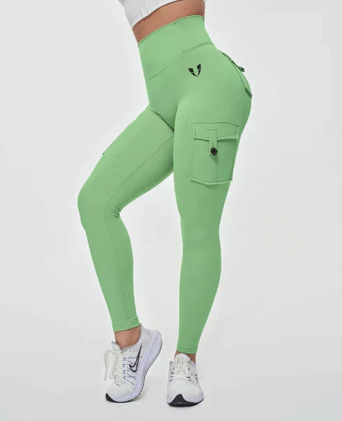 W&W Mode | Cargo Leggings Mit Hoher Taille