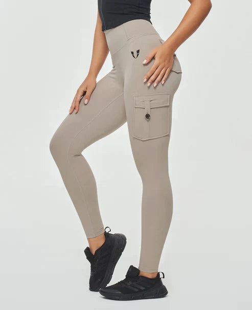 W&W Mode | Cargo Leggings Mit Hoher Taille