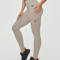 WW | Cargo Leggings Mit Hoher Taille