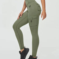 WW | Hochtaillierte Cargo-Leggings