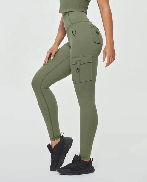 W&W Mode | Cargo Leggings Mit Hoher Taille