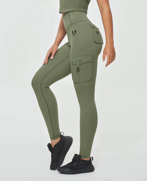 WW | Cargo Leggings Mit Hoher Taille