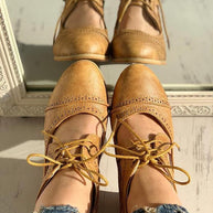 WW | Orthopädische Schuhe Mit Klobigem Absatz