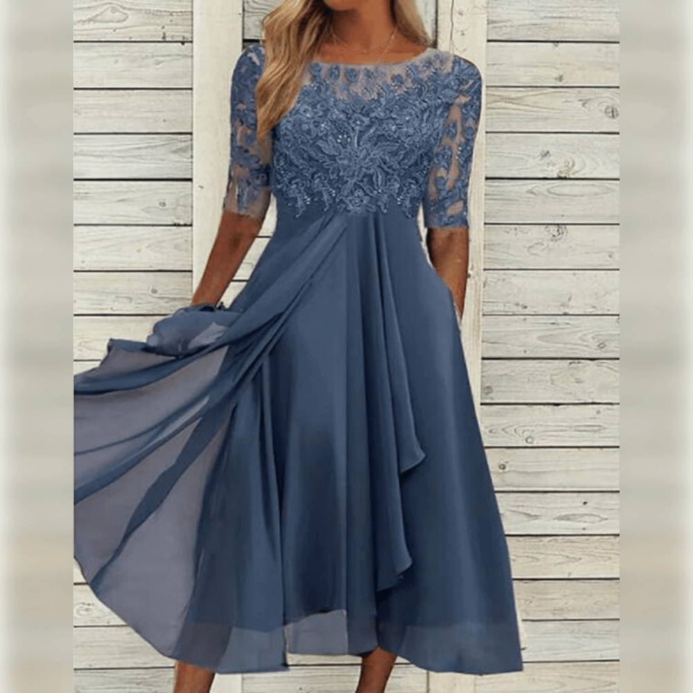 WW | Hochzeitsgast Kleid Elegante Midi