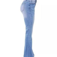 Holly | Vintage taillierte Flare-Jeans
