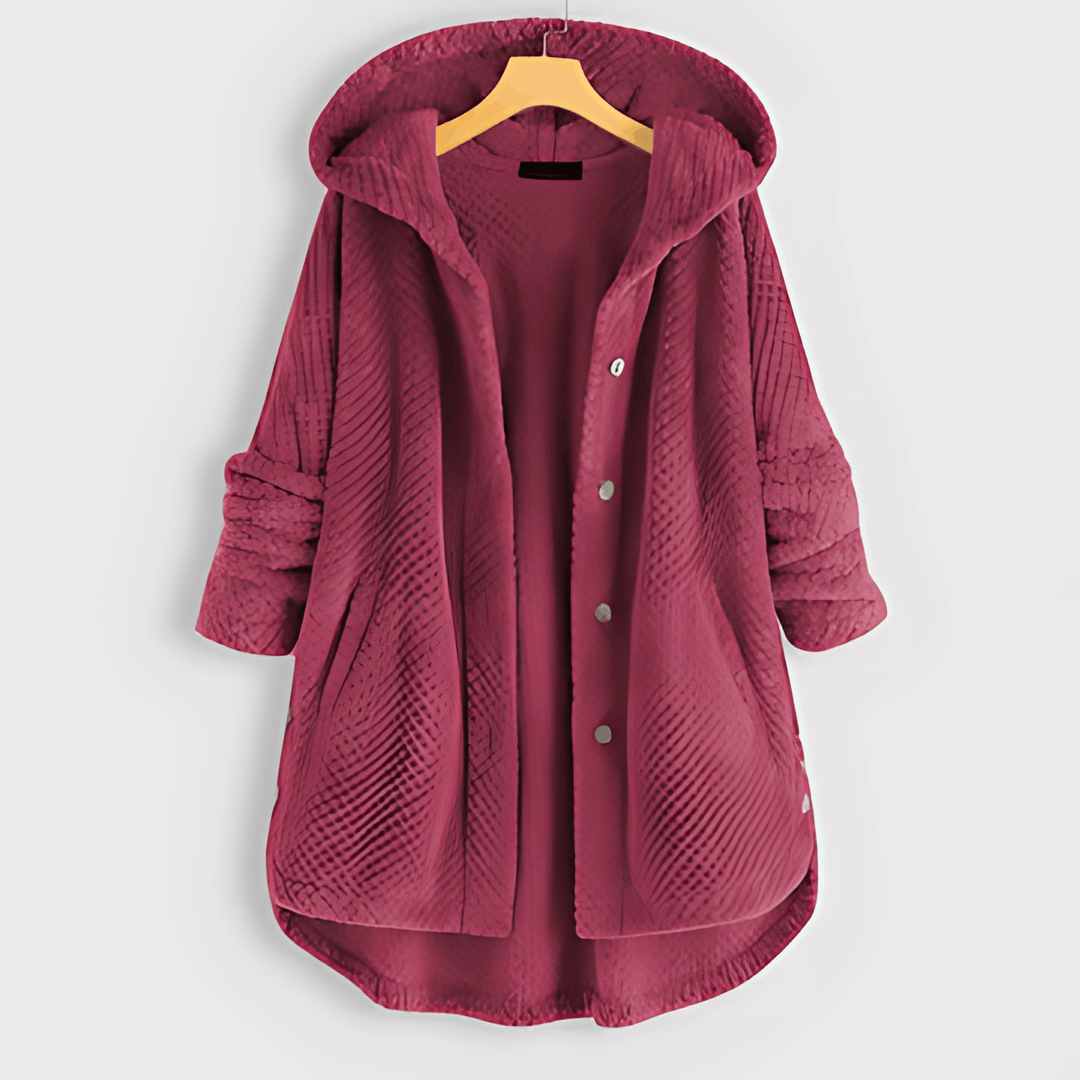 W&W Mode | Wärmende Strickjacke mit weichem Futter und Kapuze für Damen