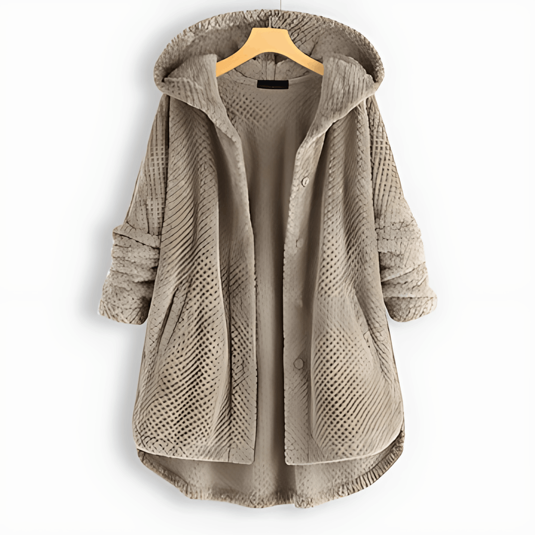 W&W Mode | Wärmende Strickjacke mit weichem Futter und Kapuze für Damen