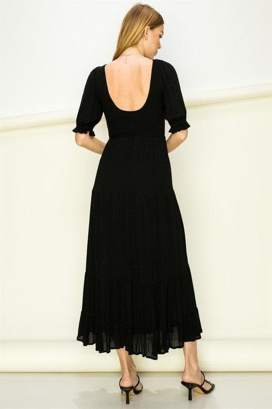 WW | Hyfve Catch Me A Dream Smocked Maxi-Kleid