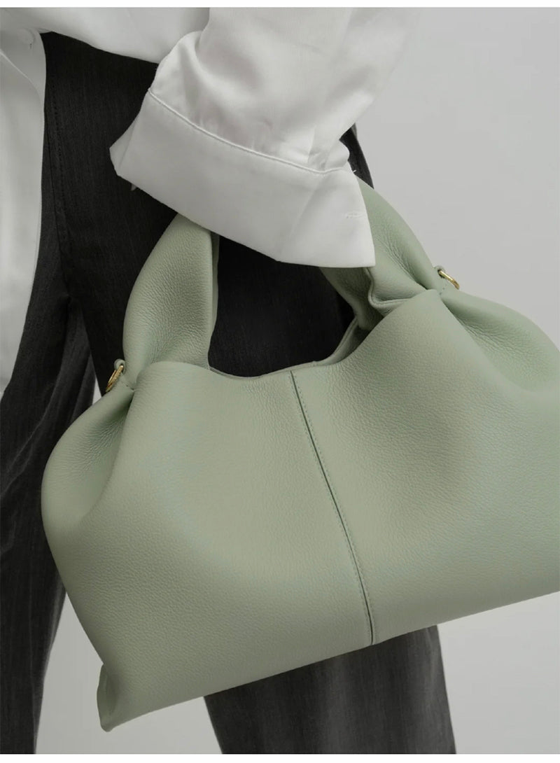 WW | Vintage Tote-Hänger aus Weichem Leder