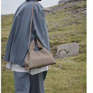 WW | Vintage Tote-Hänger aus Weichem Leder