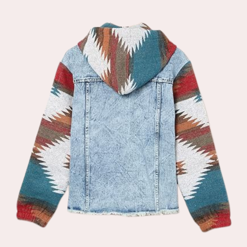 WW | Weinlese Stil Jeansjacke Für Frauen