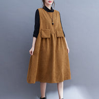 W&W - Retro-Kordkleid
