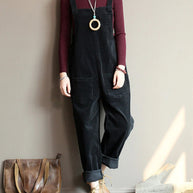 Marina™ - Samt-Overall mit weitem Bein [Letzter Tag Rabatt]