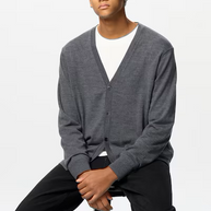 WW | Merino Strickjacke V-ausschnitt