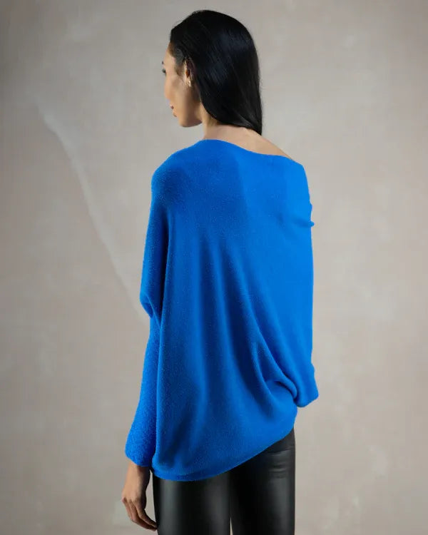 WW | Asymmetrischer Damenpullover mit eleganter Drapierung