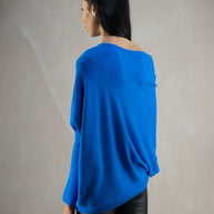 WW | Asymmetrischer Damenpullover mit eleganter Drapierung