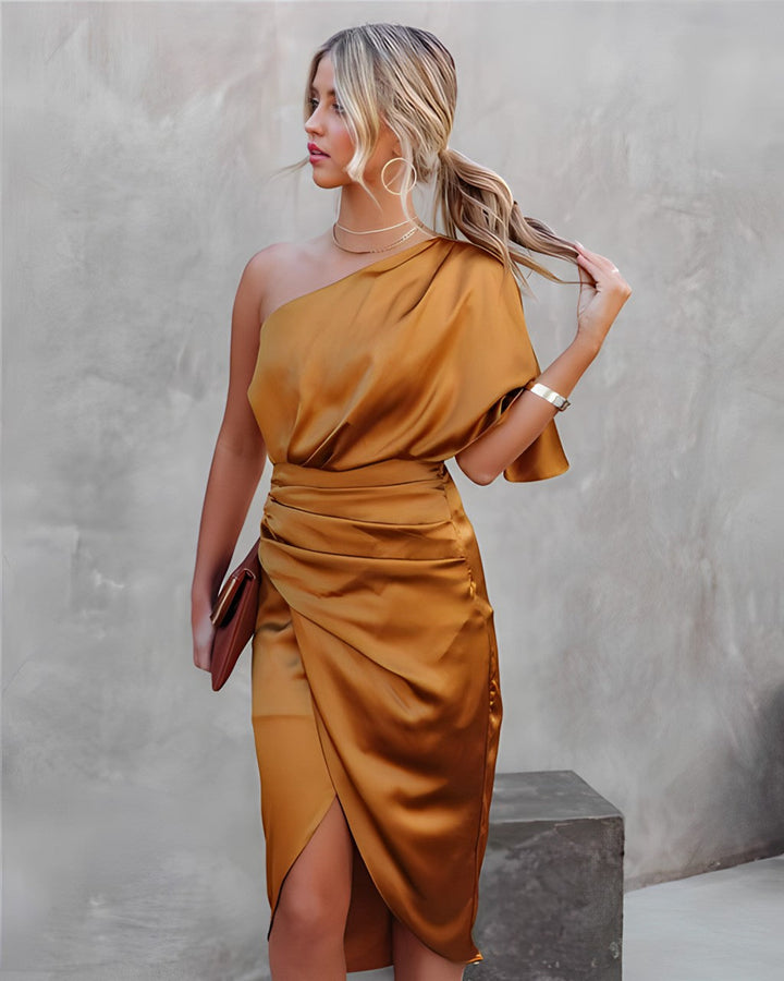 W&W Mode | Elegantes Ein Schulter Abendkleid
