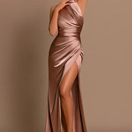 WW | Langes Kleid mit Stehkragen für Frauen