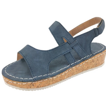 WW | Bequeme Sandalen Mit Ergonomischem Fußbett Und Klettverschluss Für Damen