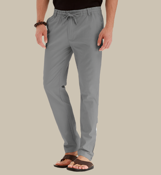 WW | Bequeme Herren Sommerhose Mit Elastischem Bund Für Lässige Looks