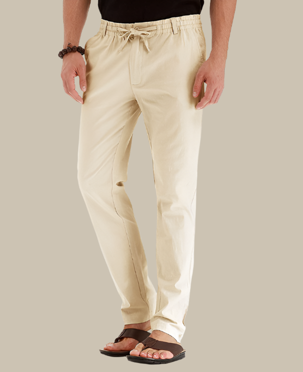 WW | Bequeme Herren Sommerhose Mit Elastischem Bund Für Lässige Looks