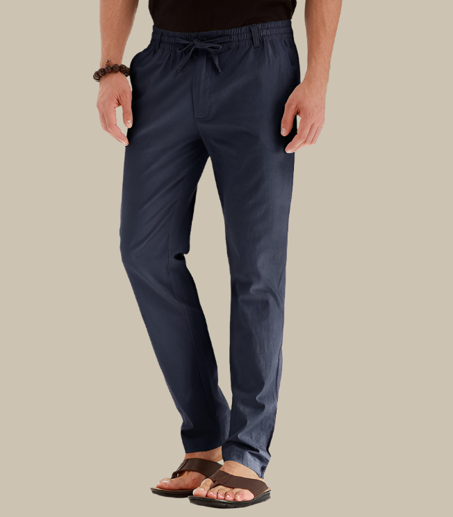 WW | Bequeme Herren Sommerhose Mit Elastischem Bund Für Lässige Looks