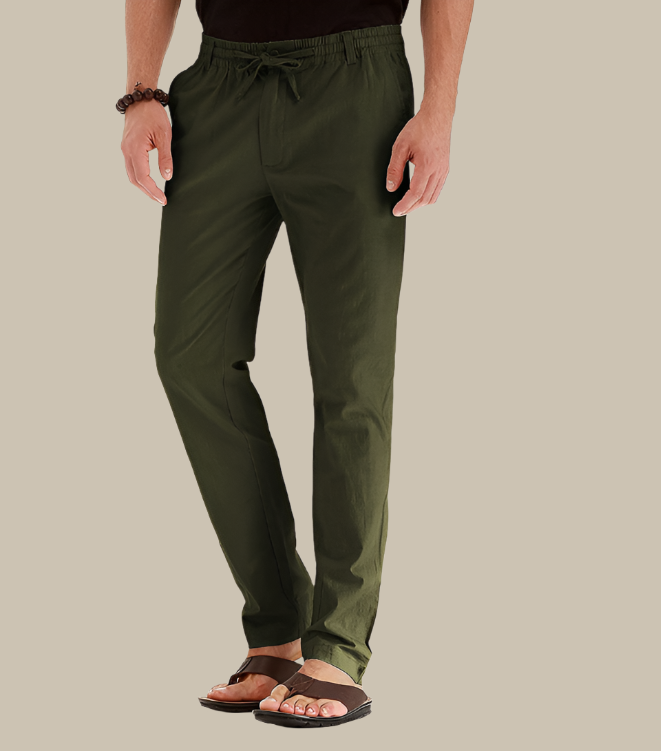 WW | Bequeme Herren Sommerhose Mit Elastischem Bund Für Lässige Looks