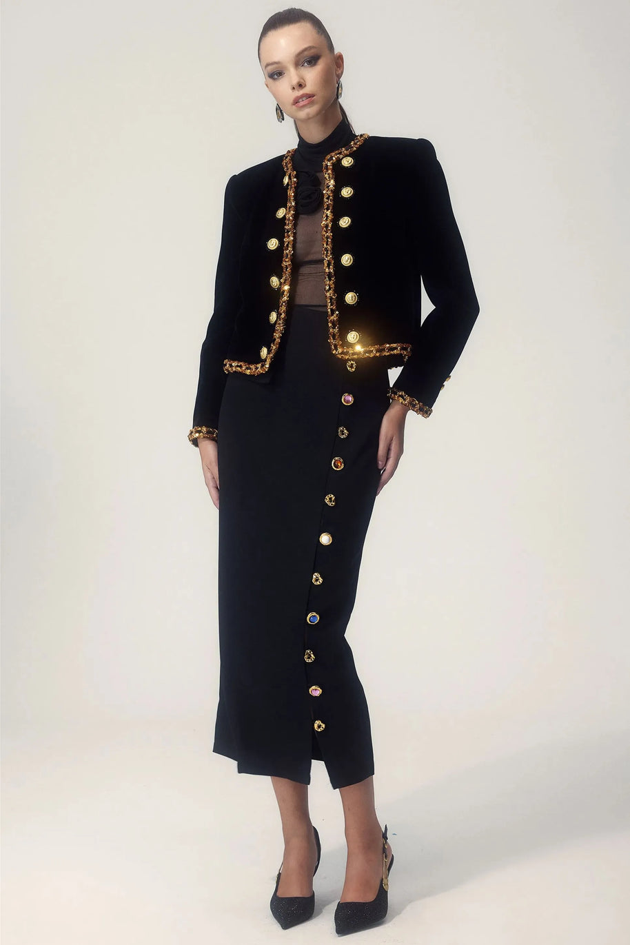 W&W - Elegante Jacke mit Knöpfen