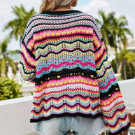 WW | Buntgestreifter Strickpullover
