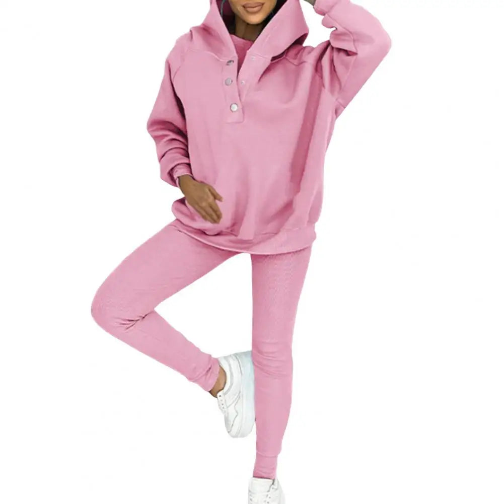 W&W Mode | Zweiteilige Damen-Set mit Kapuzenpullover