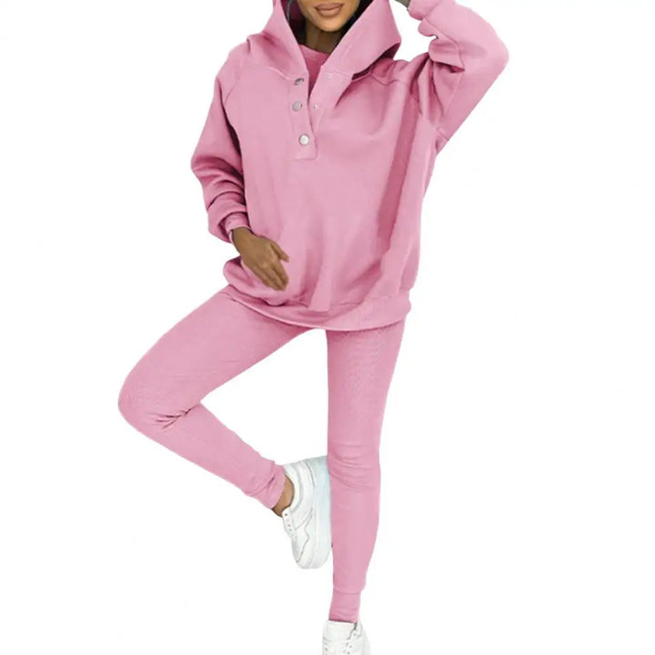 W&W Mode | Zweiteilige Damen-Set mit Kapuzenpullover