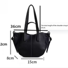 WW | Luxuriöse Leder Shopper