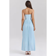 WW | Luxuriöses Schulterfreies Maxikleid