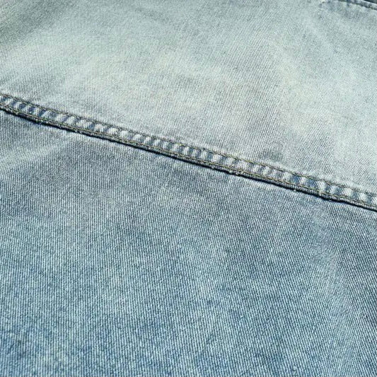 WW | Washed-Denim-Jacke mit Kapuze