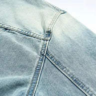 WW | Washed-Denim-Jacke mit Kapuze